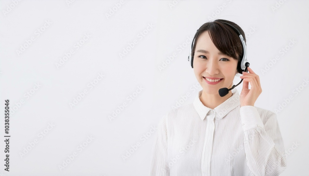 20代のオペレーターのアジア人の女性。(An Asian female operator in her 20s.)
20代のオペレーターのアジア人の女性。(An Asian female operator in her 20s.)