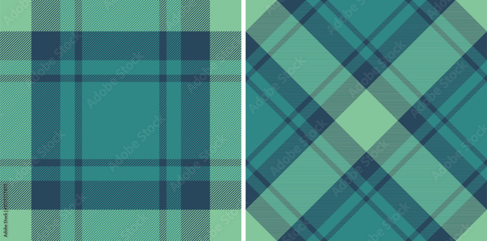 Pattern textile background of vector fabric tartan with a seamless check texture plaid. Set in dark colors for symmetry tissue designs in fashion. Pattern textile background of vector fabric tartan with a seamless check texture plaid. Set in dark colors for symmetry tissue designs in fashion.