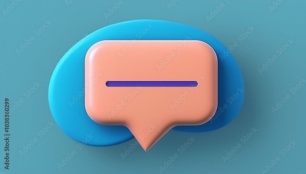 3d speech bubble chat message icon 3d speech bubble chat message icon