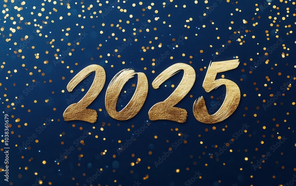 An eye-catching greeting card design for New Year 2025, showcasing the An eye-catching greeting card design for New Year 2025, showcasing the