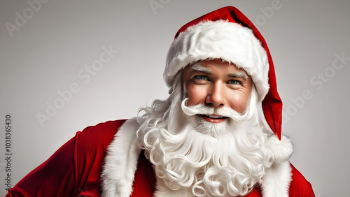 Santa Claus, Santa Claus on Christmas day, ai generated