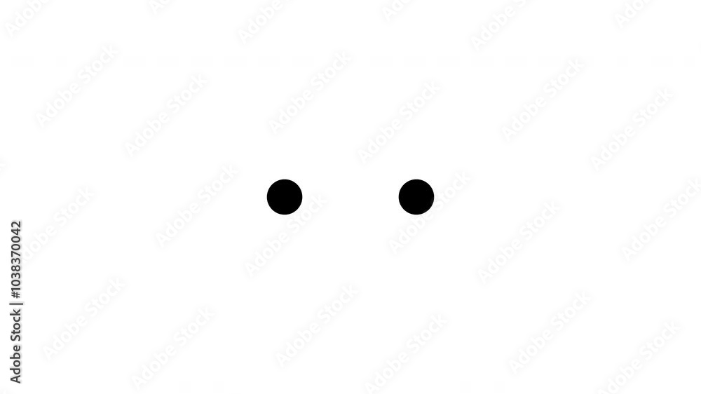 2 dots horizontal rotate animated loading motion graphic alpha channel loop video design 2 dots horizontal rotate animated loading motion graphic alpha channel loop video design