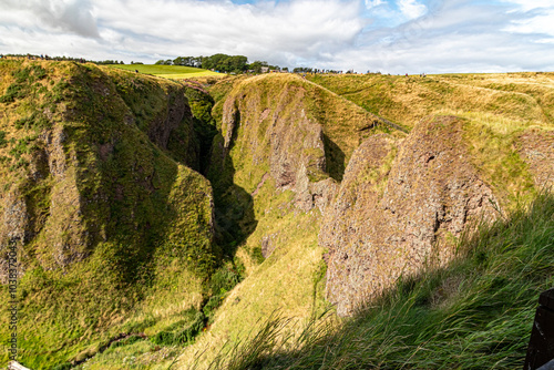 Ruins of dunnottar Castle Scotland photo