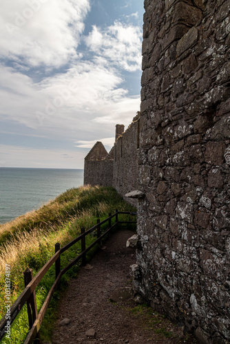 Ruins of dunnottar Castle Scotland photo