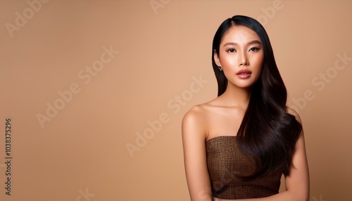 Wallpaper Mural ラグジュアリーなアジア人女性の美人モデル。（Beautiful luxury Asian female model.）
 Torontodigital.ca