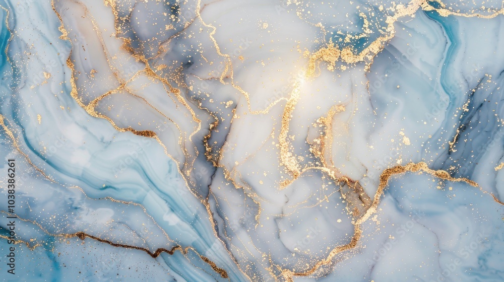 Abstract Marble Texture with Golden Veins Abstract Marble Texture with Golden Veins
