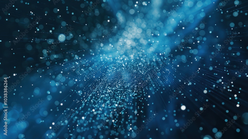 Abstract Blue Bokeh Background Abstract Blue Bokeh Background