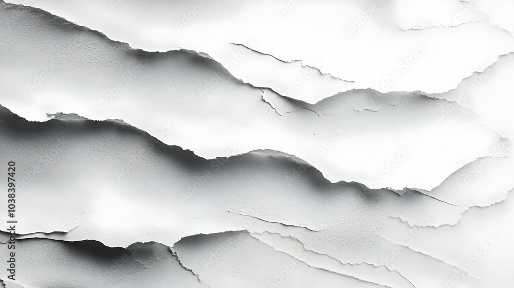 Torn White Paper Texture. Torn White Paper Texture.