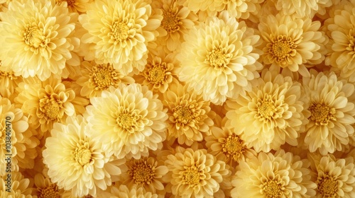 Elegant Arrangement of Golden Aster Flowers photo