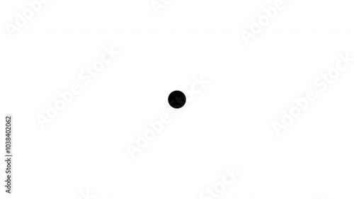 4 dot rotate animated loading motion graphic alpha channel loop video design
