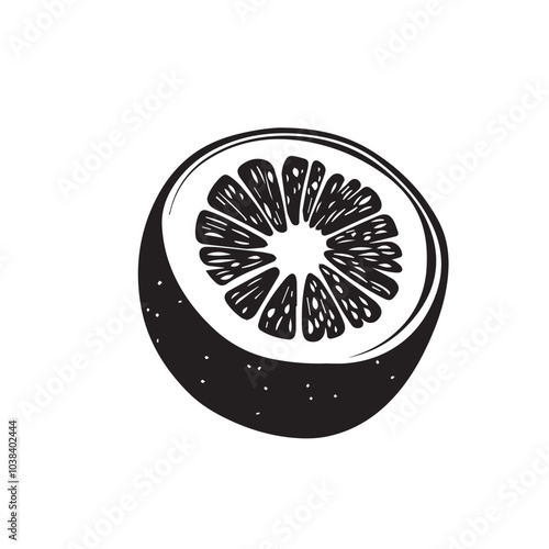 Kiwi In cartoon, hand-drawn flat style. image for social media, websites and UI. Isolated 2D vector design in logo, icon, sketch style, simple line vector, single color. AI Generative Art.