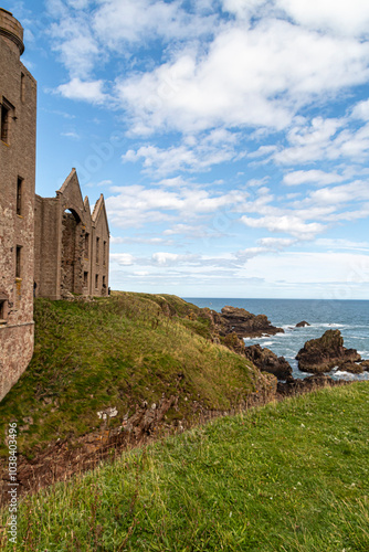 Ruins of slains Castle scotland photo