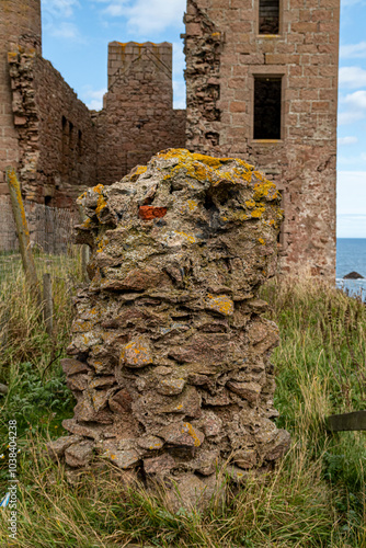 Ruins of slains Castle scotland photo