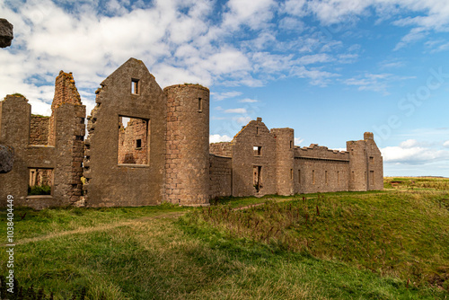 Ruins of slains Castle scotland photo