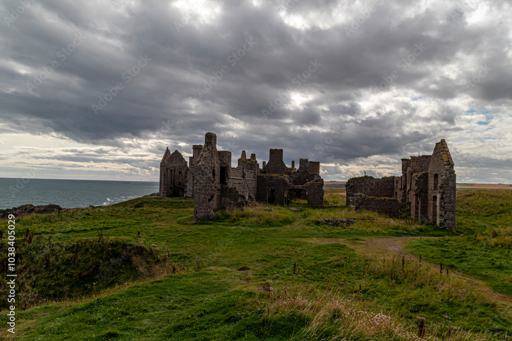 Obraz premium Ruins of slains Castle scotland
