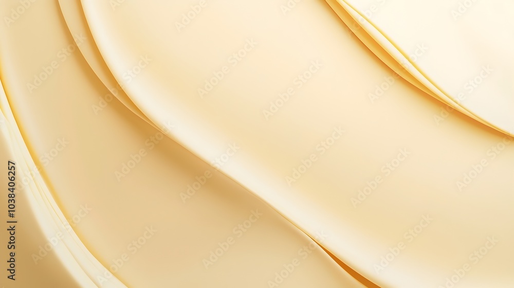 Fototapeta premium Pale Yellow Pastel Minimal Background with Smooth Transitions and Gentle Appeal