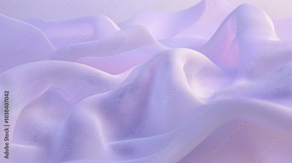 Fototapeta premium Smooth Lavender Gradient Backdrop with Soft Minimal Aesthetic