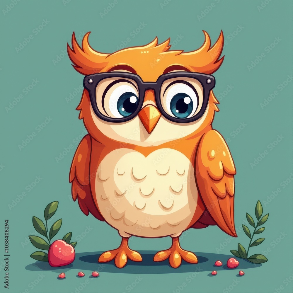 Cute Cartoon Owl for Kids Cute Cartoon Owl for Kids