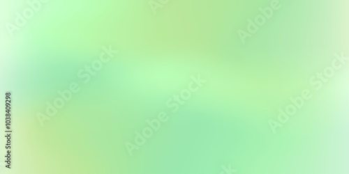 Soft abstract green gradient blurred background multicolored backdrop. Vector illustration.