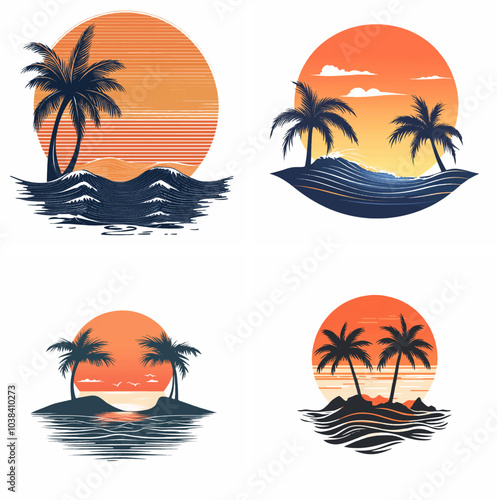 sunset beachside palm trees clipart of beach scene red sunset beach sunset beach California sunset
