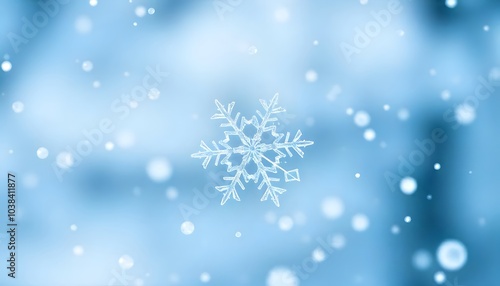 Christmas background with snowflakes