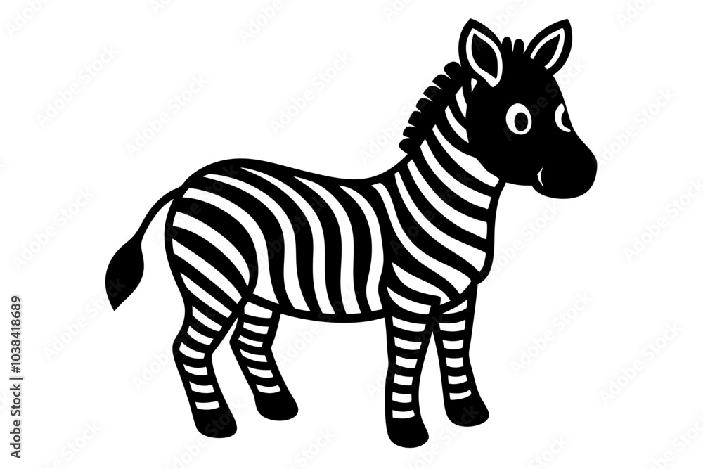 Obraz premium Creative Cute Animal line art vector design with a white background 
