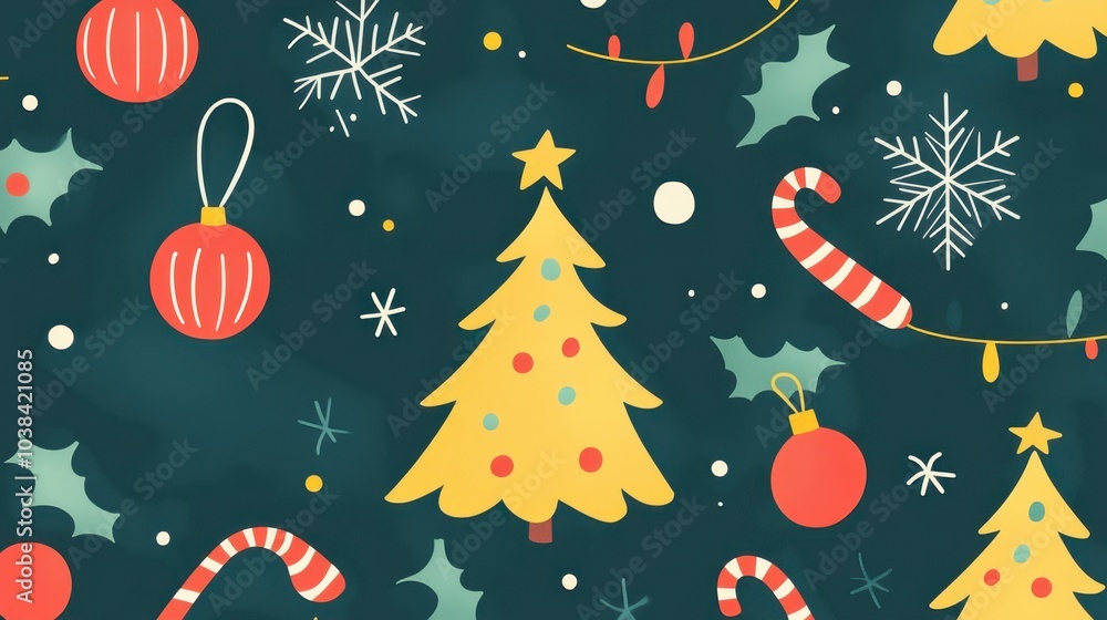 Colorful Christmas Holiday Background Design Colorful Christmas Holiday Background Design