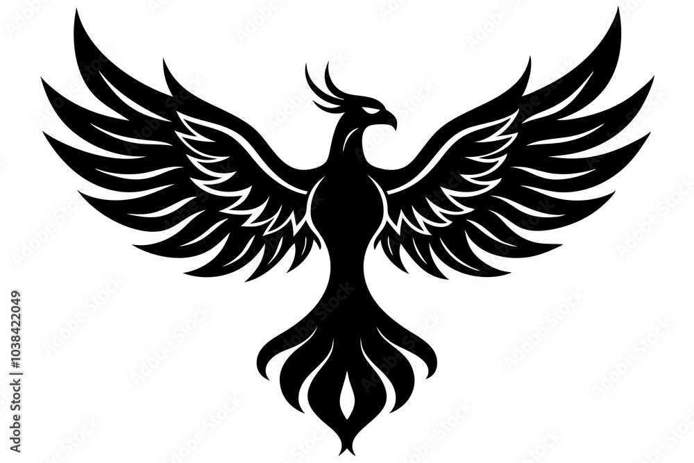 Obraz premium eagle with wings vector