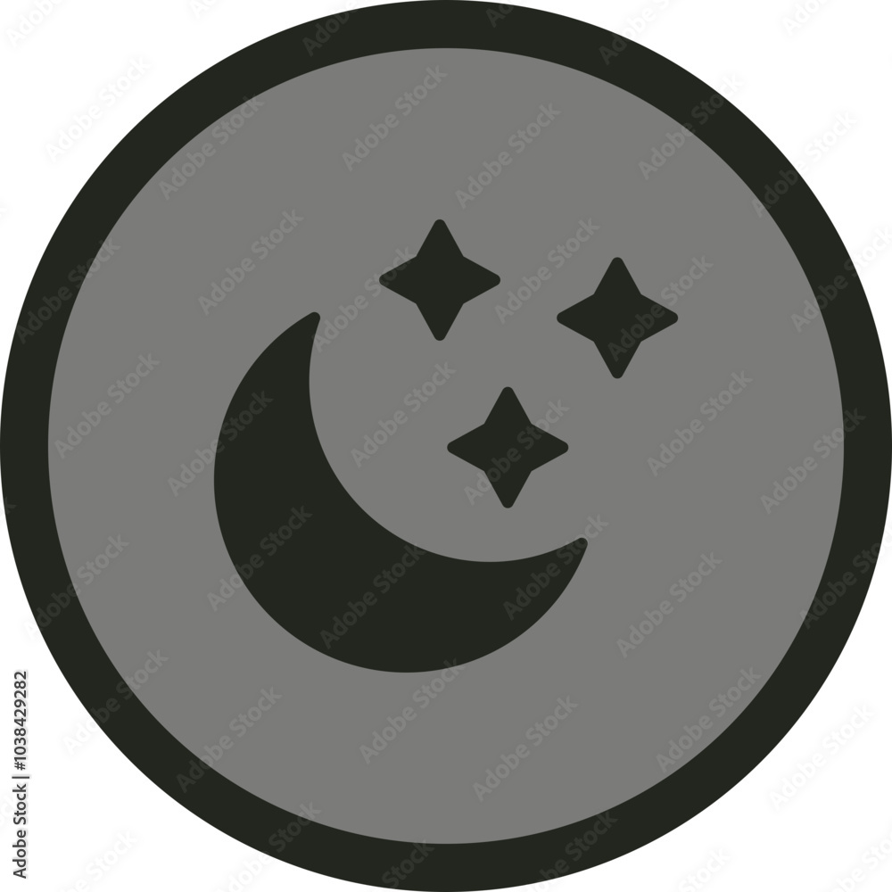 Moon Icon Design Moon Icon Design