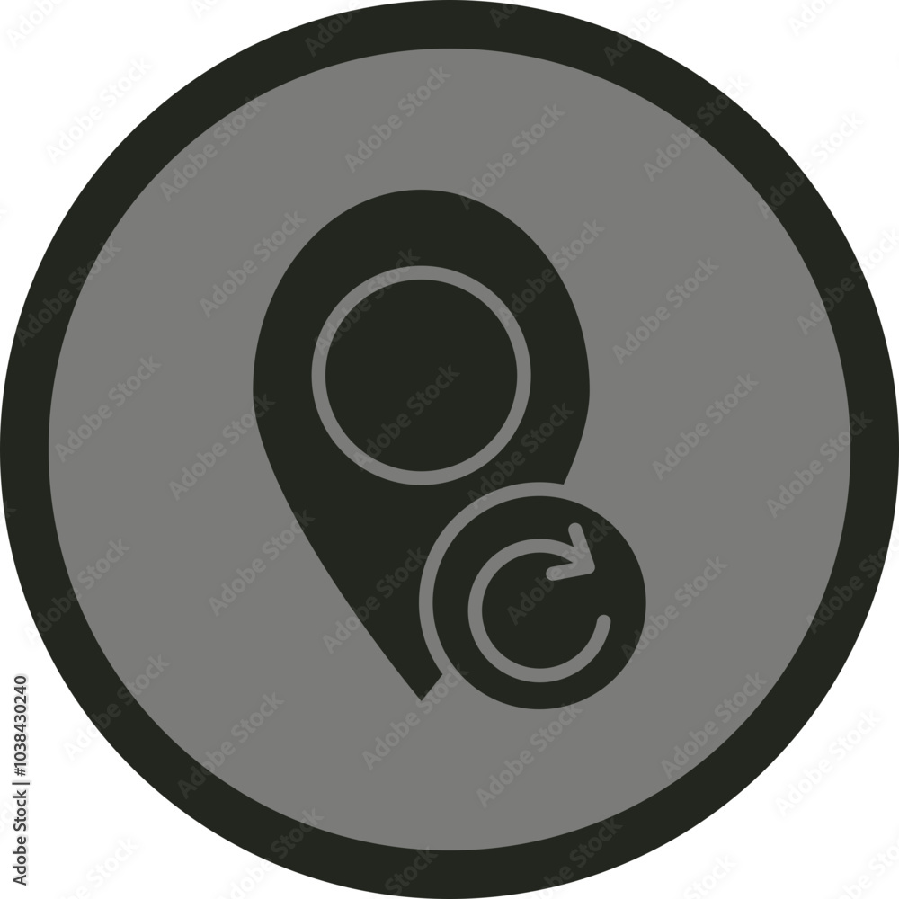 Refresh Location Icon Design Refresh Location Icon Design