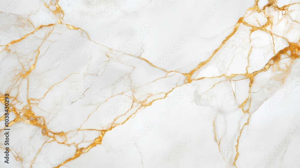 Elegant 3D Background with Marble Texture and Gold Veins Elegant 3D Background with Marble Texture and Gold Veins