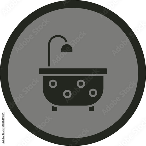 Bathtub Icon Design