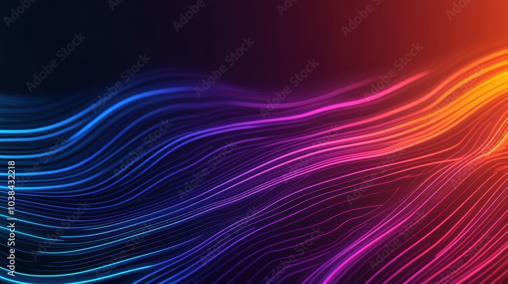Vibrant 3D Waves of Innovative Technology Design Vibrant 3D Waves of Innovative Technology Design