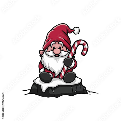 cartoon santa claus.