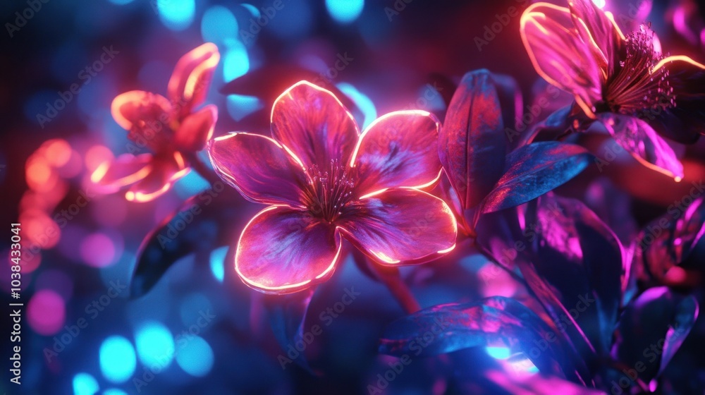Neon Flower Bloom Neon Flower Bloom