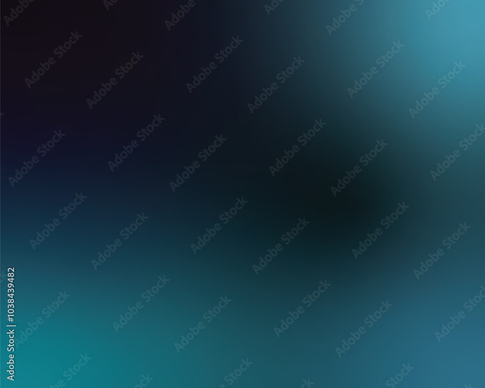 Obraz premium Charming Wildlife Teal Gradient Color Background EPS Vector Template