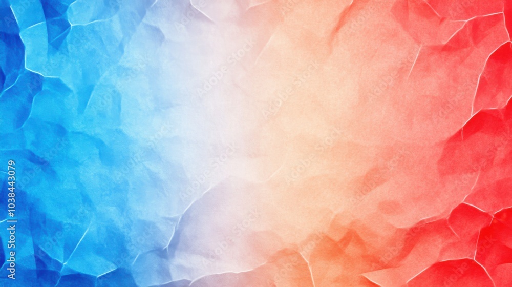 Fototapeta premium Abstract colorful paper texture with red and blue and red hues, perfect for backgrounds or design elements.