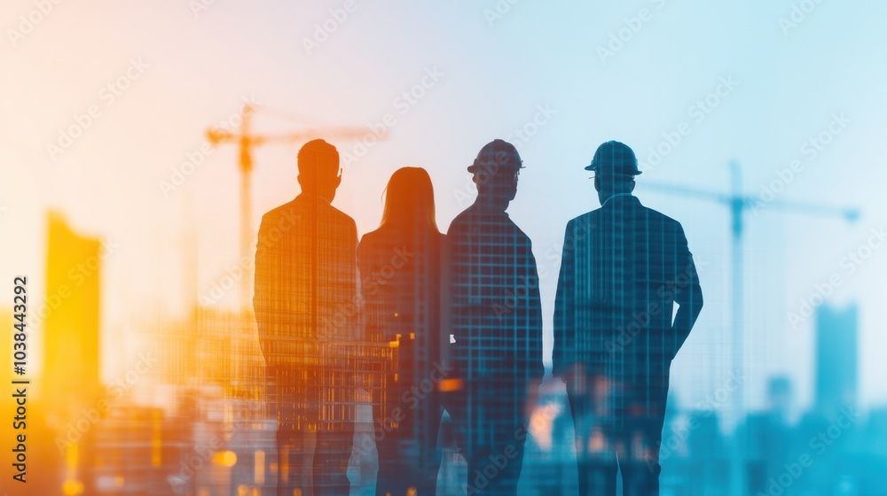 Fototapeta premium Diverse Professionals Overseeing Business Planning Development