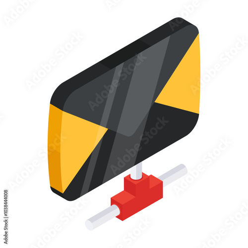 Perfect design icon of share mail

