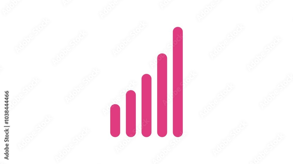 statistics bars on white background animation video, statistics bars on white background animation video,