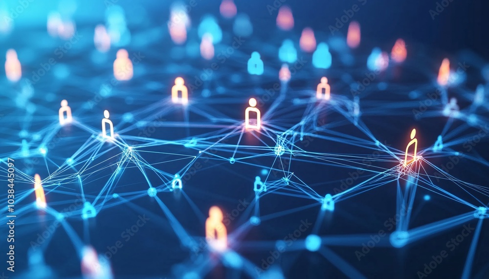 Visual representation of interconnected figures symbolizing deceitful financial growth and relationships in a Ponzi Scheme. Visual representation of interconnected figures symbolizing deceitful financial growth and relationships in a Ponzi Scheme.