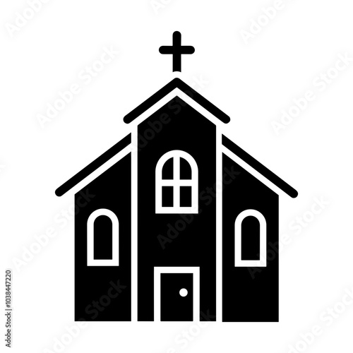 church vector icon