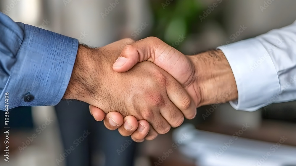 Successful Business Negotiation Between Professionals in Tense Atmosphere Successful Business Negotiation Between Professionals in Tense Atmosphere