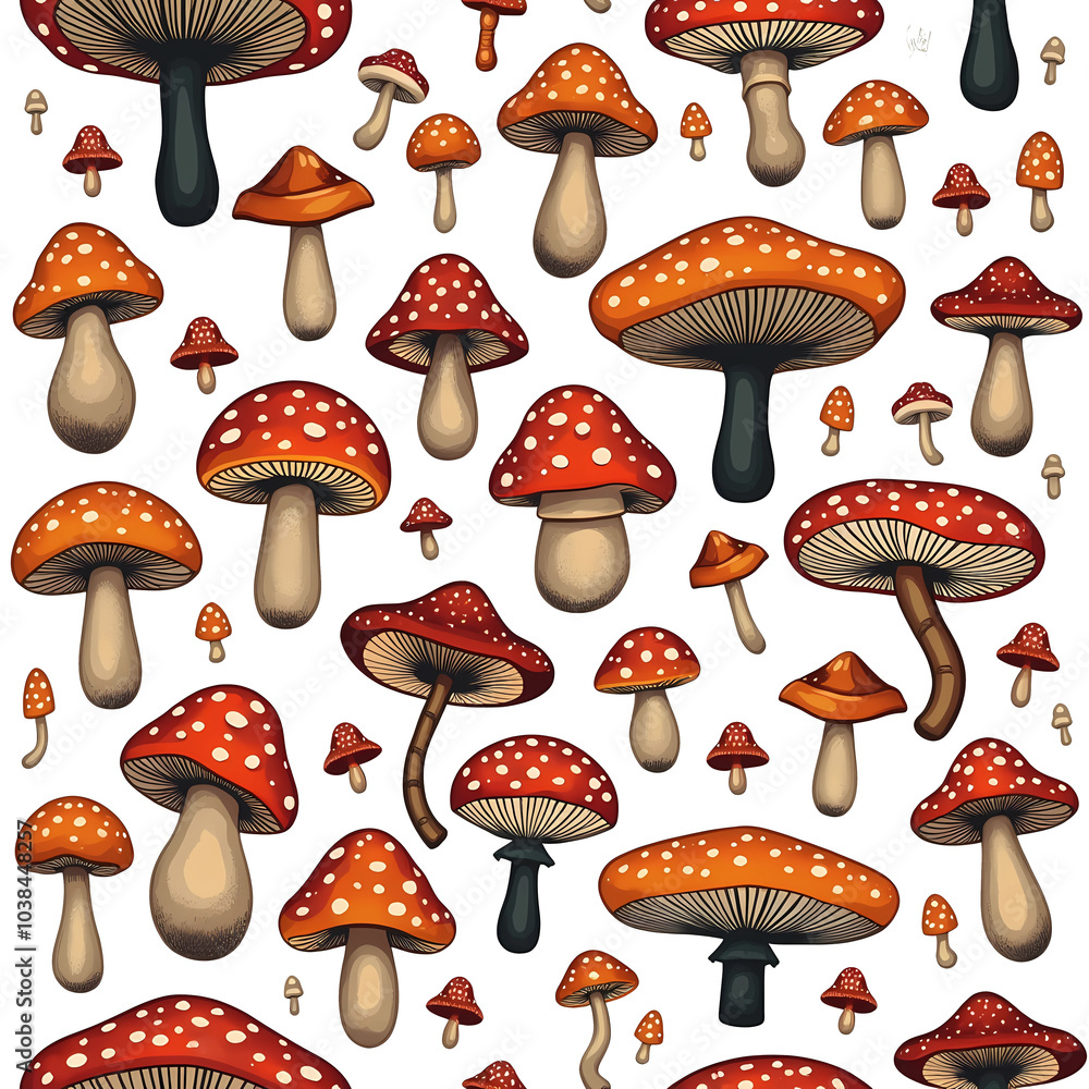 Mushroom Pattern Mushroom Pattern