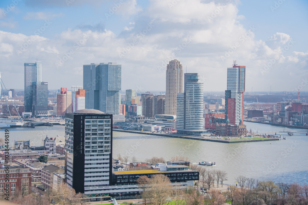 Fototapeta premium Port of Rotterdam