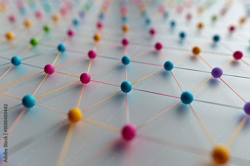 A group of colorful balls on a white surface