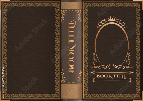 Medieval book cover design