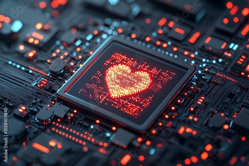 AI algorithm managing donations, donor data protected by privacy icons, 3D illustration