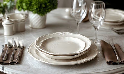 Wallpaper Mural There are tableware arranged on the table, top view, top view, mobile wallpaper, computer wallpaper, background Torontodigital.ca