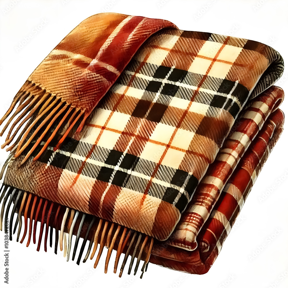 Cozy plaid pattern in fall colors. Cozy plaid pattern in fall colors.